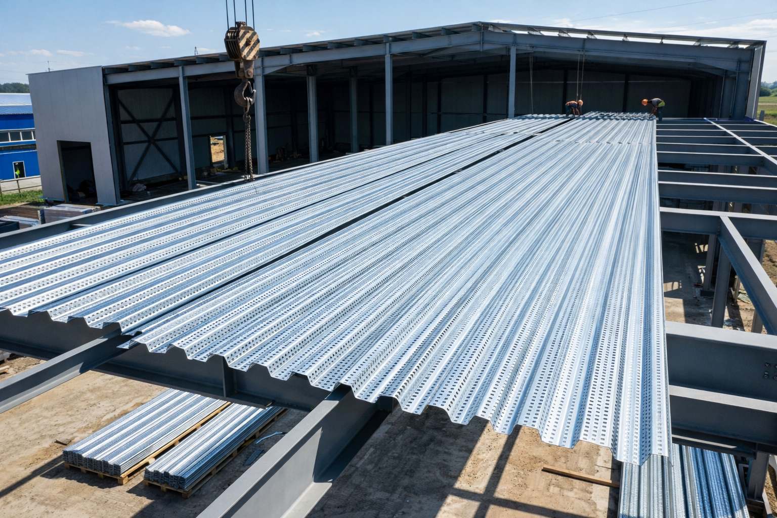 Перфорированный профлист Т35 для промышленных и технических сооружений